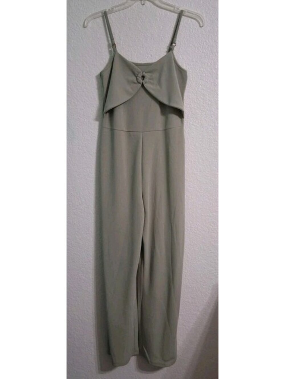 Women's Seagress Green Jumpsuit Derek Heart, Size L, NWT